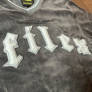 Juicy Couture X VFILES Grey Velour T-Shirt